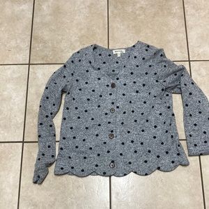 Monteau grey with black dots sweater